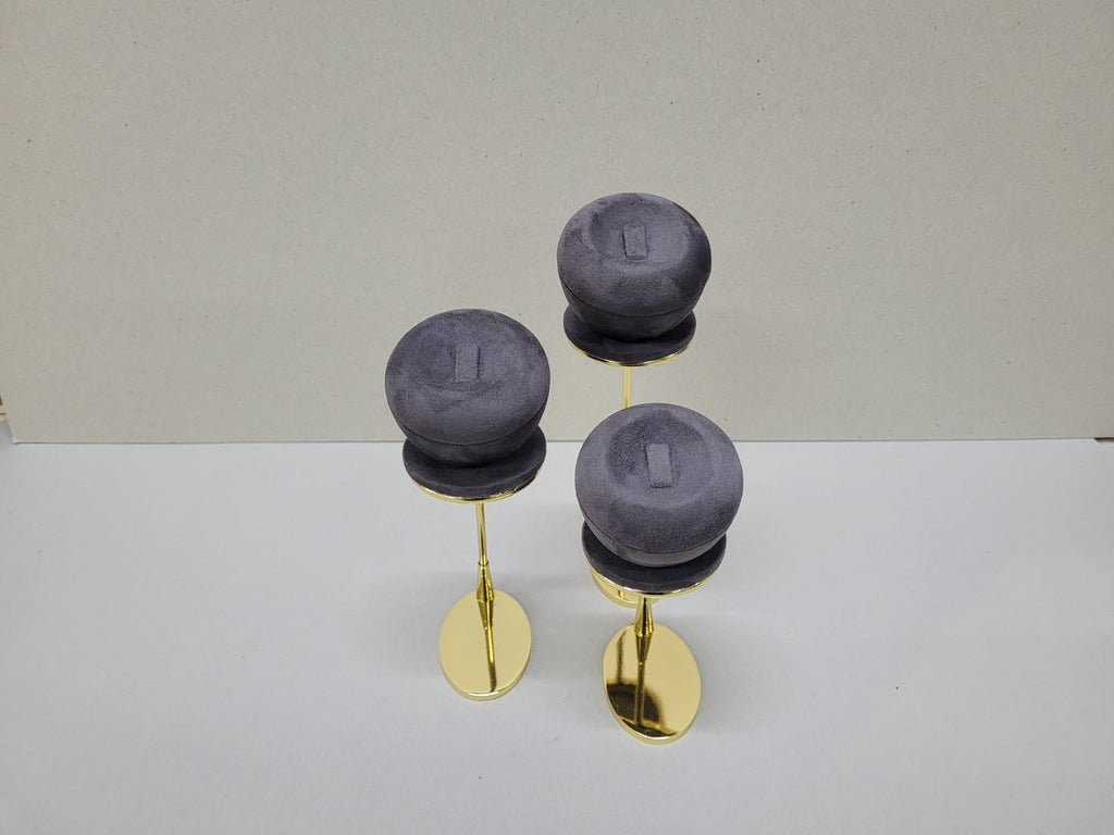 3Lü Gold Metal Yüzük Seti