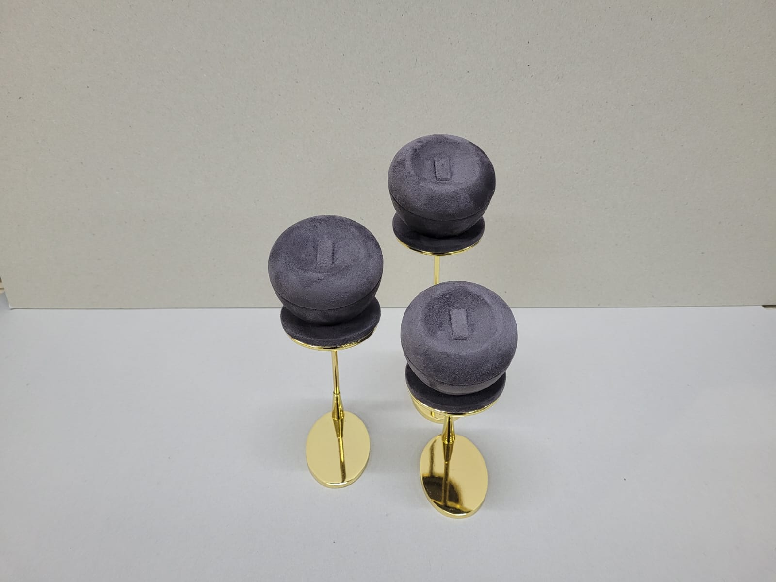 3Lü Gold Metal Yüzük Seti